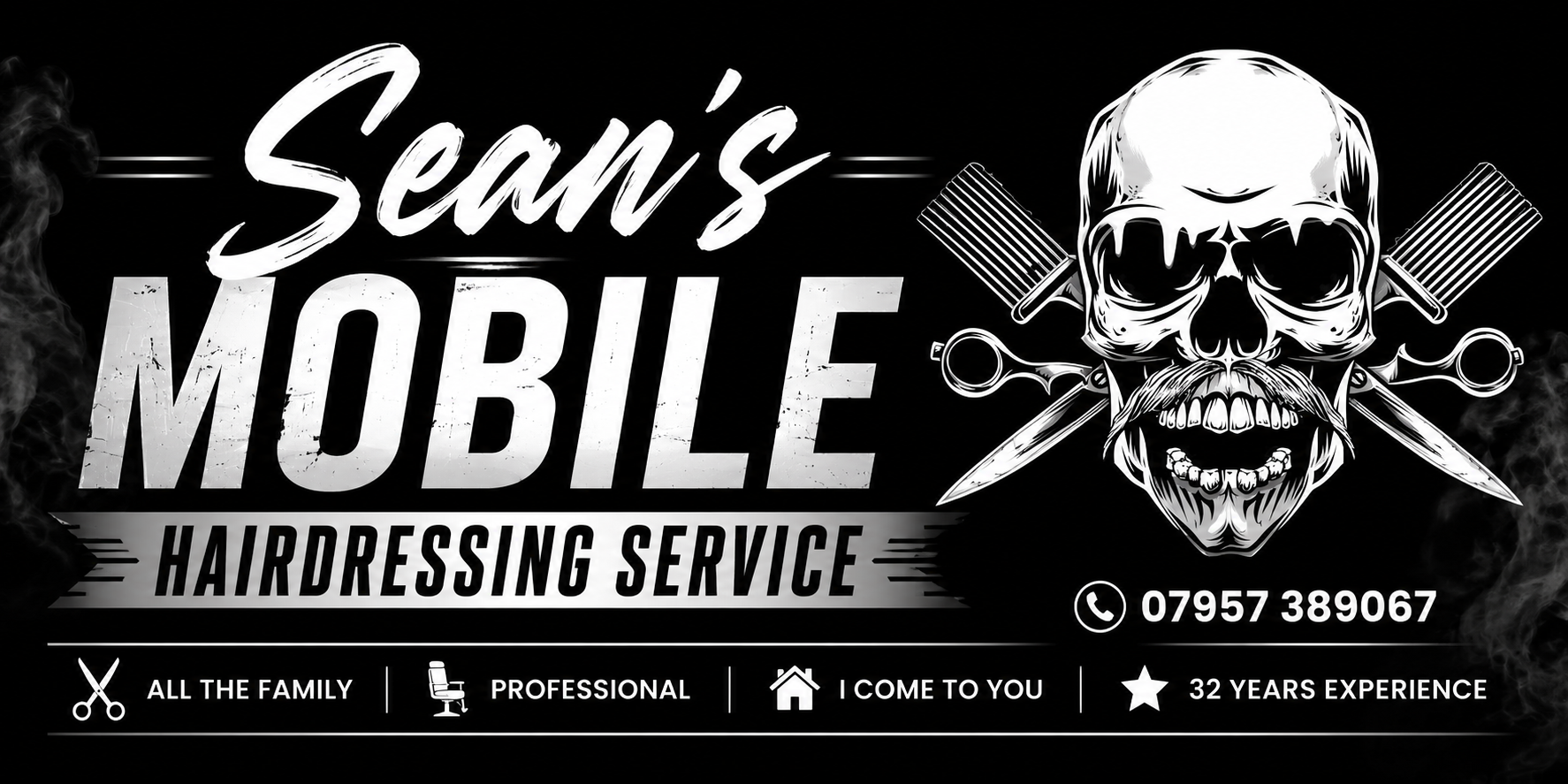 Sean's Mobile Hairdressing Service banner