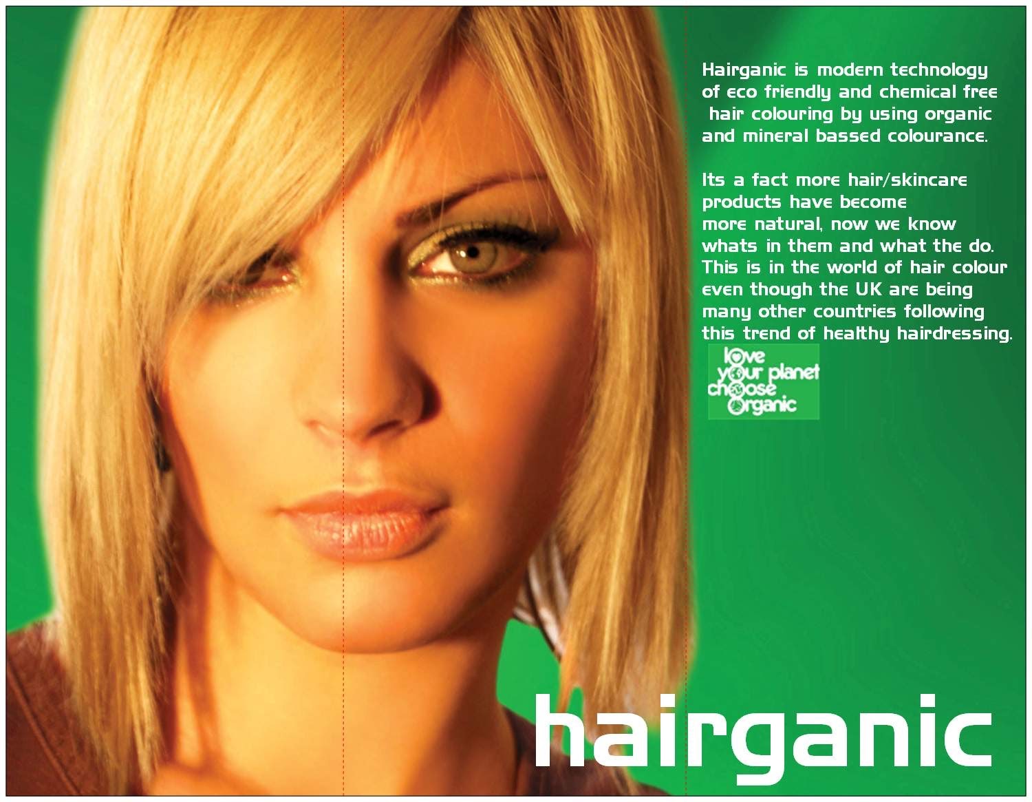 Hairganic eco-friendly and chemical-free hair colouring using organic and mineral based colourance