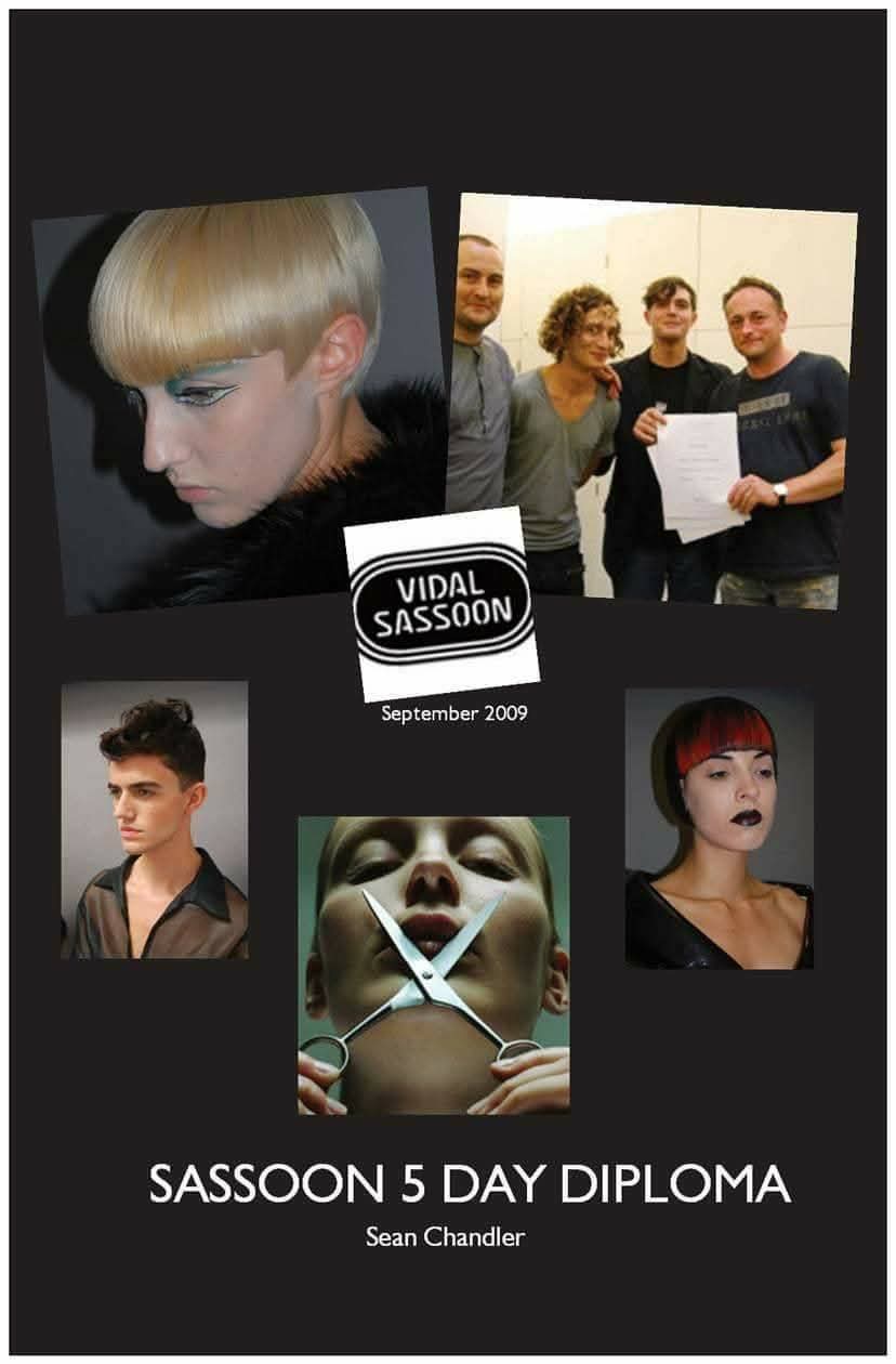 Sean Chandler — Vidal Sassoon Advanced Cutting 5 Day Diploma, September 2009