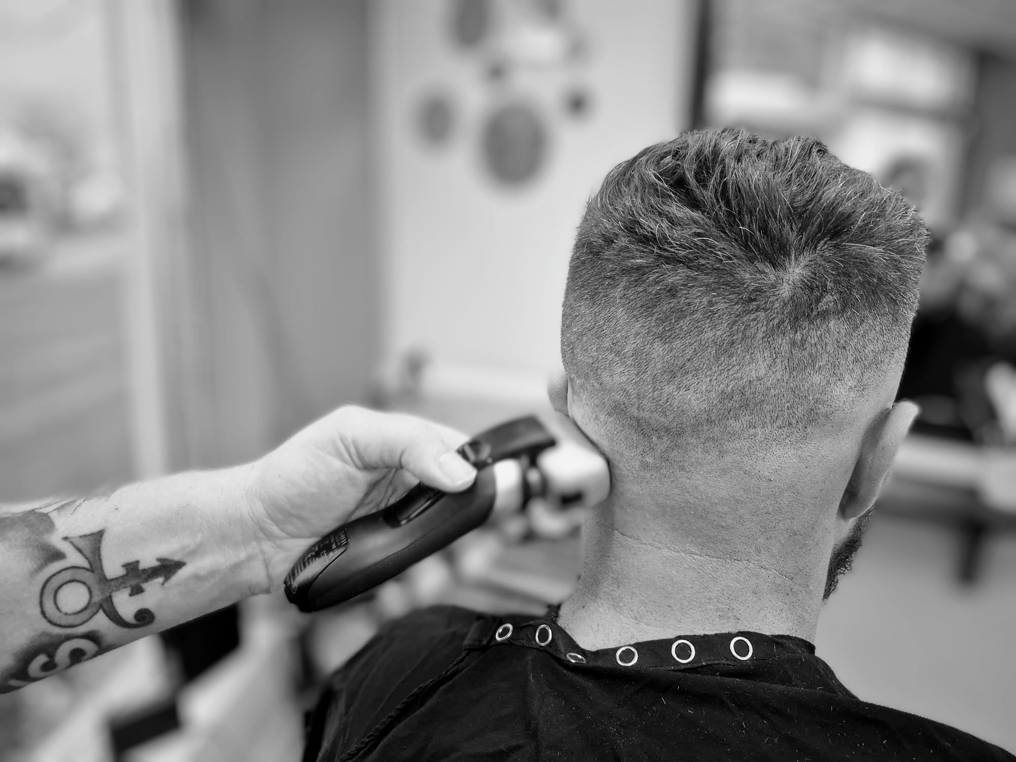 Skin fade — Nape detail